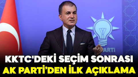KKTC’deki seçim sonrası AK Parti’den ilk açıklama: "KKTC’nin ve Kıbrıs Türk davasının yanında olacağız"