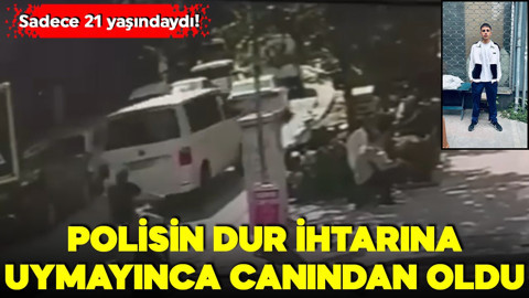 Polisin dur ihtarına uymayınca canından oldu!