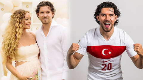 Baba olmanın mutluluğunu yaşamıştı! Milli futbolcu Ferdi Kadıoğlu'ndan kızıyla ilk poz geldi