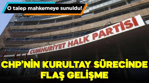 CHP 39. Kurultay sürecine iptal istemi