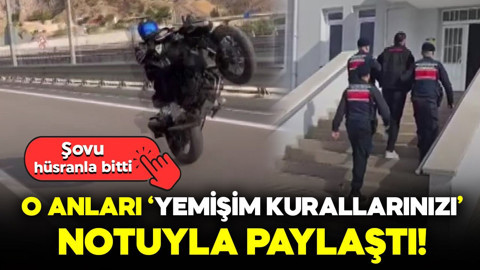 O görüntüleri ‘Yemişim kurallarınızı’ notuyla paylaştı! Şovu hüsranla bitti