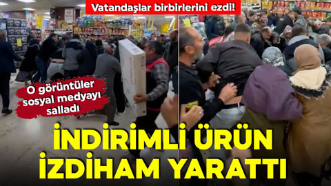 Konya'da indirimli televizyon izdihamı! Vatandaşlar birbiriyle yarıştı