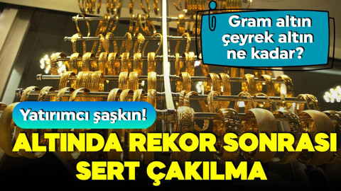 Altın sert fren yaptı, yatırımcı şaşkın! 23 Ekim gram altın, çeyrek altın ne kadar oldu? İşte güncel fiyatlar