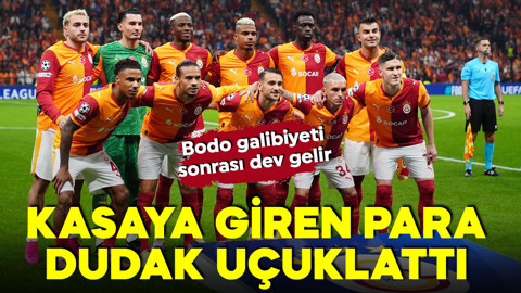 Bodo galibiyeti kasayı doldurdu! Galatasaray’ın Şampiyonlar Ligi geliri dudak uçuklattı! Rakam belli oldu