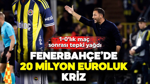 Fenerbahçe, Alman devini tek golle geçti! Maç sonunda 20 milyon euroluk yıldız kriz yarattı