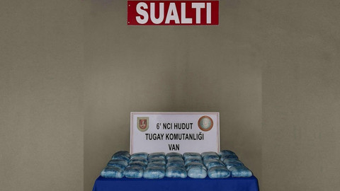 MSB: Van hudut hattında 31 kilo 120 gram uyuşturucu ele geçirildi