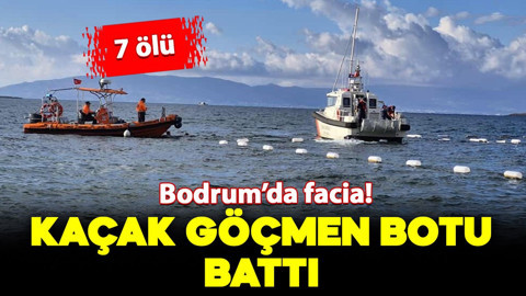 Bodrum'da kaçak göçmenleri taşıyan bot battı; 7 ölü