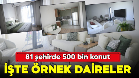 "Yüzyılın Konut Projesi" başladı! Ankara'da örnek daireler görüntülendi! Tünel kalıp sistemiyle inşa edildi