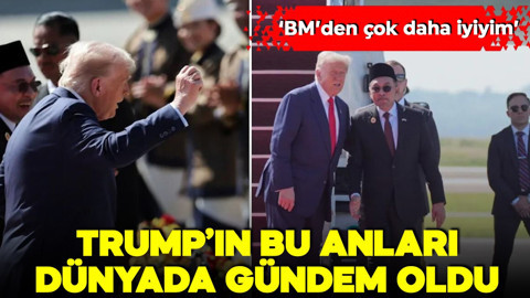 Dünya bu anları konuşuyor! Kuala Lumpur’da Trump rüzgarı! 'BM'den çok daha iyiyim'
