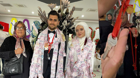 Yok böyle babaanne! Tek toruna servet değerinde takı taktı: Sosyal medyada viral oldu