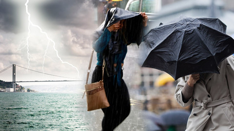 AKOM'dan İstanbul için kritik uyarı! Gün verildi: Kuvvetli sağanak ve fırtına geliyor