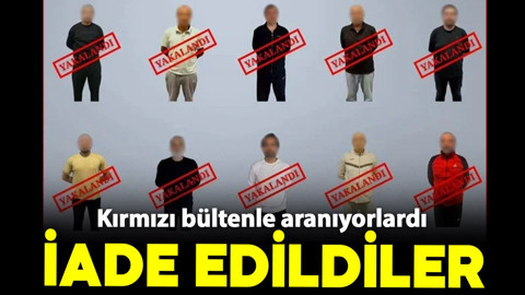 Yerlikaya: Kırmızı bültenle aranan 9 suçlu ve ulusal seviyede aranan 1 suçlu iade edildi!