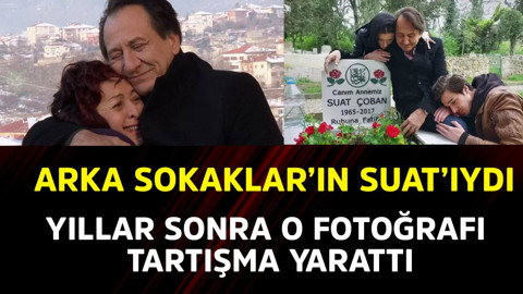 Dizide ölünce ayrılmıştı! Arka Sokaklar'ın Suat'ının o fotoğrafı yıllar sonra tartışma yarattı