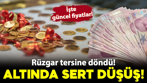 Rüzgar tersine döndü! Altında sert düşüş sürüyor