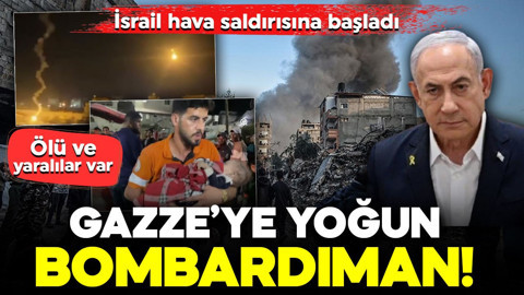 İsrail kana doymuyor! Netanyahu'dan Gazze'ye saldırı emri... Hava saldırısı başladı