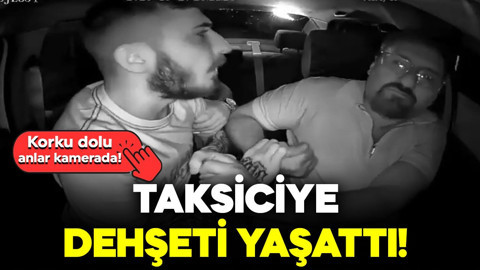 İzmir’de taksiciye saldırı! Şoför emekli polis çıktı: Korku dolu anlar kamerada!