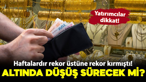 Haftalardır rekor üstüne rekor kırmıştı! Altında düşüş sürecek mi? Yatırımcıların gözü önümüzdeki iki günde!