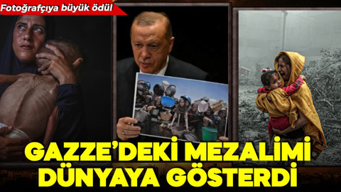 Gazze fotoğraflarıyla dünyayı sarstı! Soykırımı dünyaya gösteren fotoğrafçıya büyük ödül