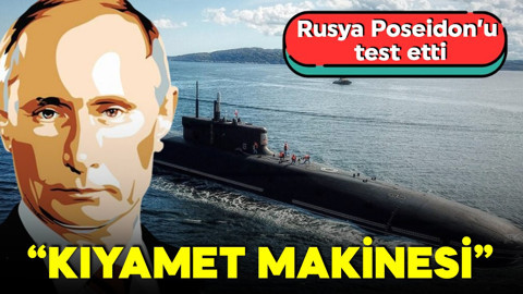 Rusya Poseidon’u test etti! Putin 'Bir kıyamet makinesi' diyerek tanıttı!