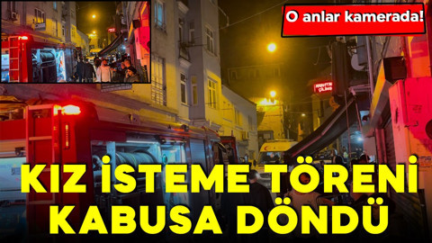 Kız isteme töreni kabusa döndü! O anlar kamerada