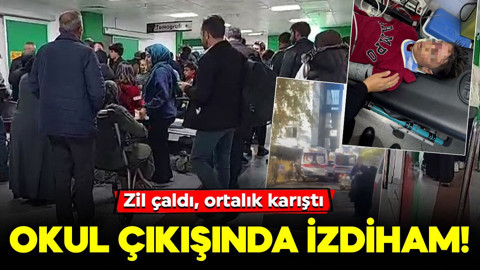 Erzurum’da okul çıkışında izdiham! Zil çaldı, ortalık karıştı: Çok sayıda öğrenci yaralandı!