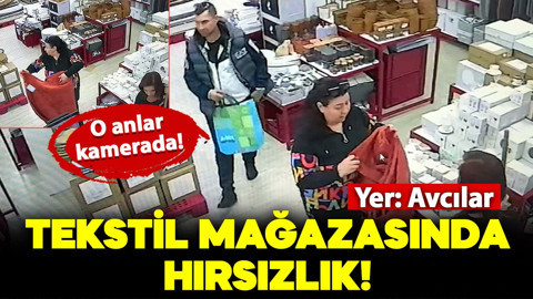 Avcılar'da mağazadan cep telefonu hırsızlığı! O anlar güvenlik kamerasına yansıdı