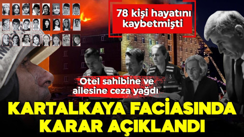 Kartalkaya faciasında karar çıktı! Otel sahibine ve ailesine ceza yağdı