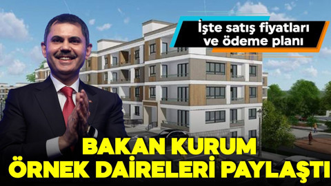 Bakan Kurum paylaştı! İşte Yüzyılın Konut Projesi'nin örnek daireleri! 'Yapacağımız evleri gördünüz mü?'