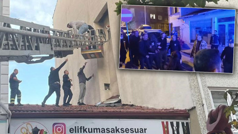 Polisten kaçmaya çalışıyordu! Başına öyle bir şey geldi ki... Ekipler saatlerce uğraştı