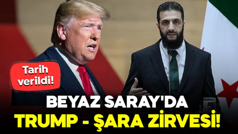 Beyaz Saray'da Trump - Şara zirvesi! Tarih verildi