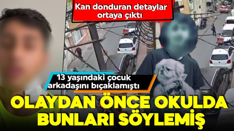 Beyoğlu’nda dehşet! 13 yaşındaki çocuk pusuya yattı! 'Yarın okulda katliam var' O çocuk hakkında karar verildi