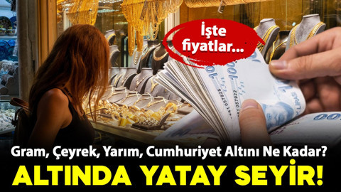 Altın haftaya yatay seyirle başladı! Gram ve çeyrek altın kaç TL? İşte 3 Kasım Pazartesi altın fiyatları