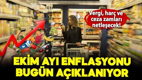 Ekim ayı enflasyonu bugün açıklanacak!