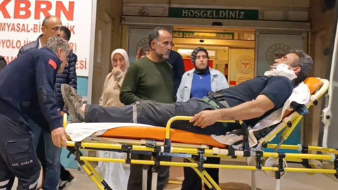 Bursa'da feci olay! Kömürleri indirirken yüzüne demir saplandı