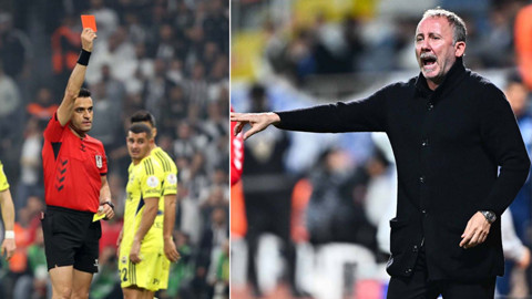 Kırmızı kartın faturası ağır oldu! Beşiktaş'ta Sergen Yalçın şoku! Cezası ortaya çıktı