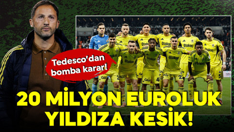 Beşiktaş derbisi dengeleri değiştirdi! Fenerbahçe'de değişim vakti! Tedesco 20 milyon euroluk yıldızı kızağa çekecek