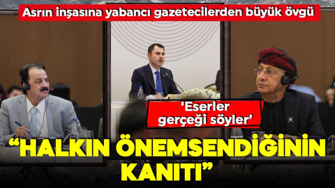 Yabancı gazeteciler Hatay'da! Asrın inşasına büyük övgü! 'Eserler gerçeği söyler'