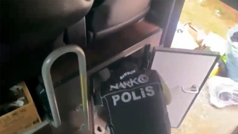 Otobüs tuvaletinde bulundu! Görenleri şaşkına çevirdi