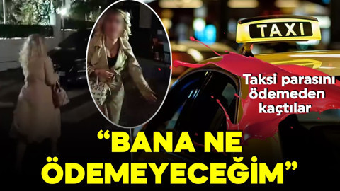 Taksiciye çifte şok! İki kadın tartıştı, ücreti ödemeden kaçtı!
