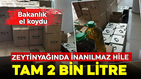 "Natürel sızma zeytinyağı" diye satıyorlardı!  2 bin litre yağ hileli çıktı! Bakanlık el koydu