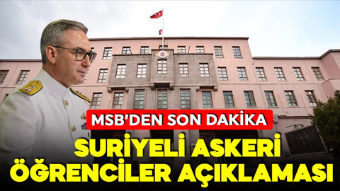 MSÜ’deki yabancı askeri öğrencilerle ilgili bakanlıktan açıklama!
