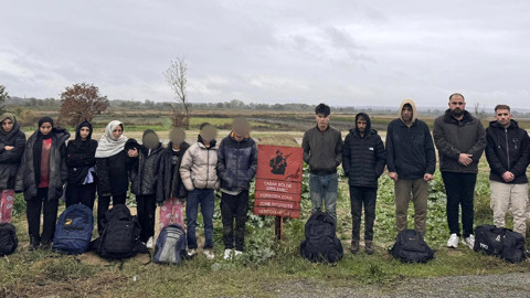 Edirne'de 29 kaçak göçmen yakalandı