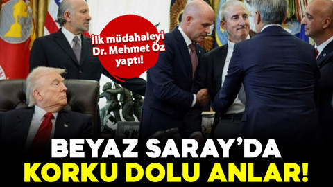 Beyaz Saray’da korku dolu anlar! İlk müdahaleyi Dr. Mehmet Öz yaptı
