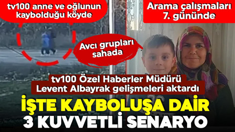 Kastamonu'da kayıp anne ve oğlu arama çalışmalarında 7. gün! tv100 Özel Haberler Müdürü Levent Albayrak gelişmeleri aktardı: 'En güçlü ihtimal...'