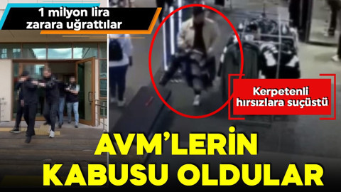 Kıyafet deneme bahanesiyle hırsızlık! 1 milyon lira zarara uğrattılar! Kerpetenli hırsızlara suçüstü