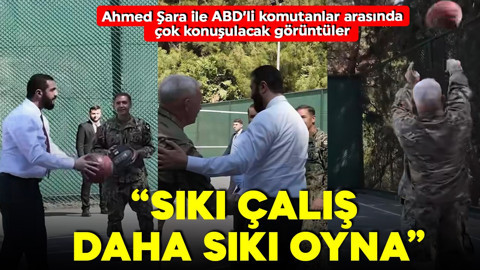 ABD'de tarihi ziyaret! Çok konuşulacak görüntüler! 'Sıkı çalış, daha sıkı oyna'