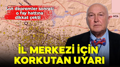 Son depremler sonrası Övgün Ahmet Ercan'dan o hat için uyarı: İl merkezi etkilenebilir!