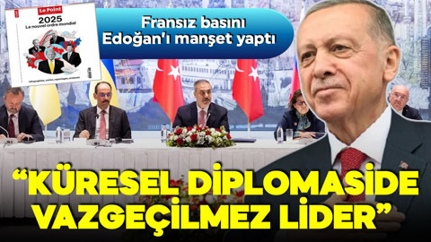 Fransız basını Erdoğan'ı manşete taşıdı! ' Küresel diplomaside vazgeçilmez lider'