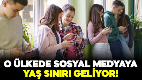 O ülkede sosyal medyaya yaş sınırı getiriliyor