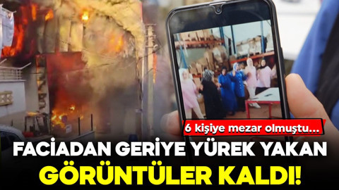 6 kişiye mezar olmuştu... Faciadan geriye yürek yakan görüntüler kaldı: Patlama korkusuyla çalışıyorlarmış